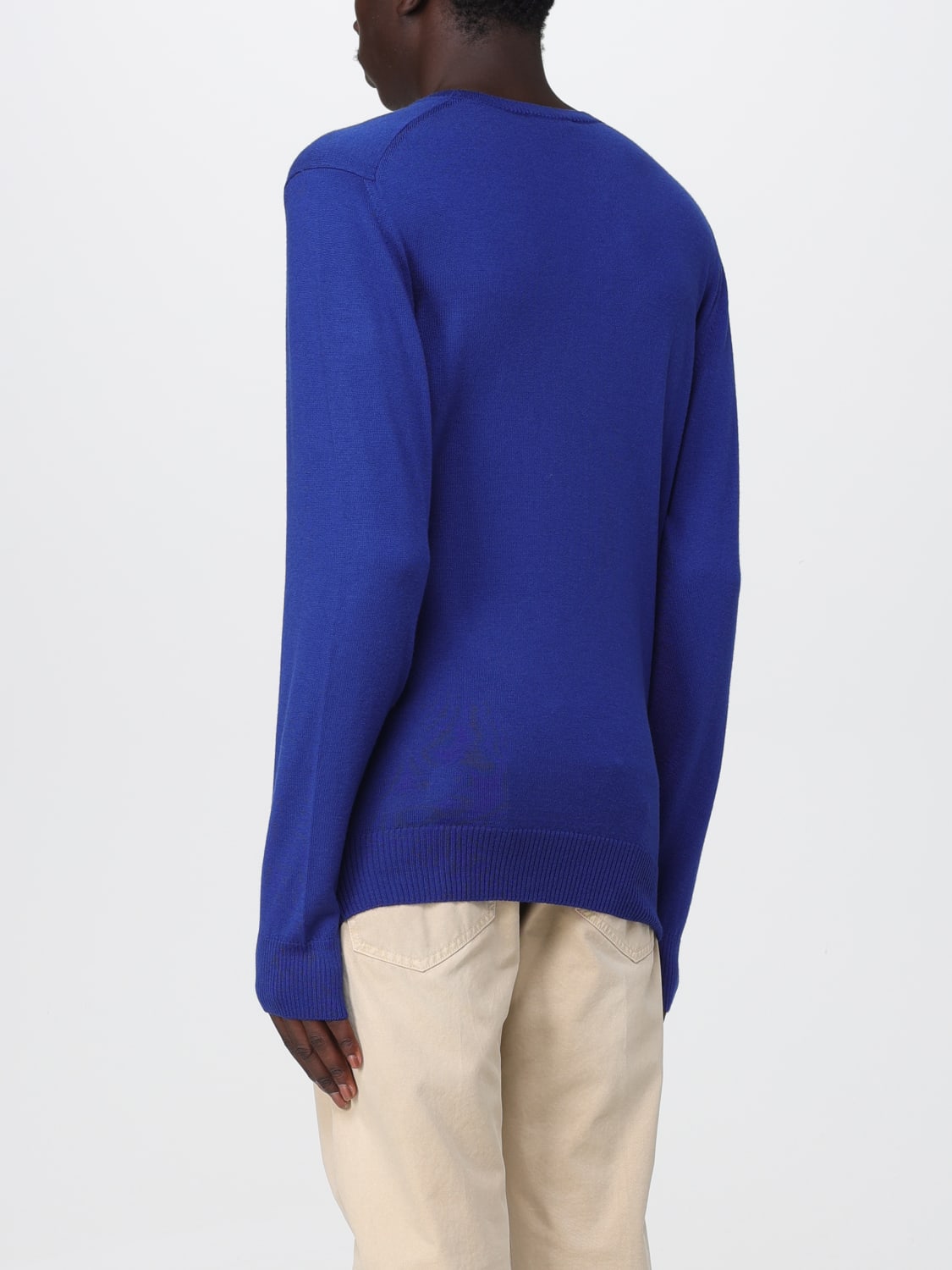 FAY MAGLIA: Pullover Fay in lana vergine, Royal - Img 2