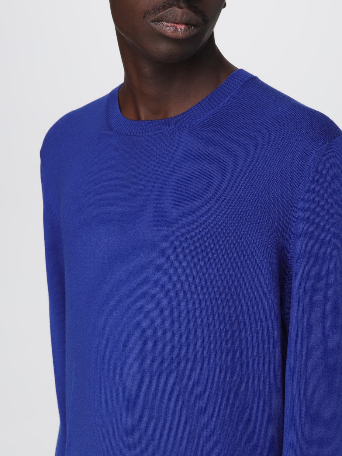 FAY MAGLIA: Pullover Fay in lana vergine, Royal - Img 3