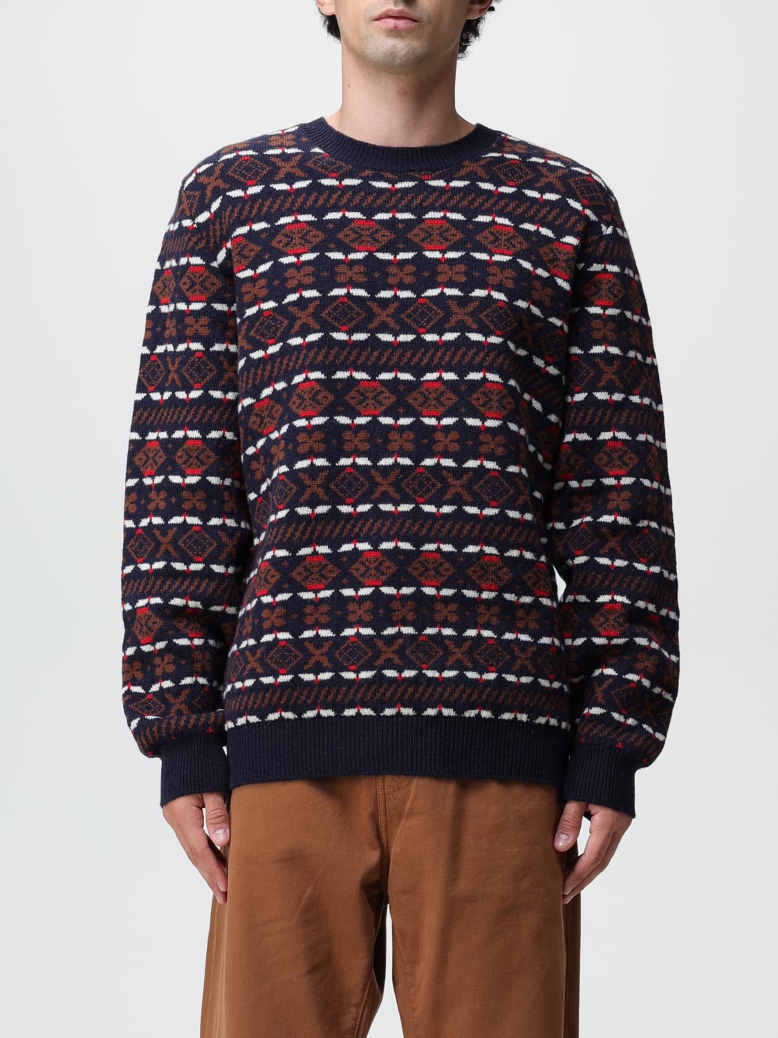 Giglio Maglione A.P.C. in lana merino con motivo jacquard