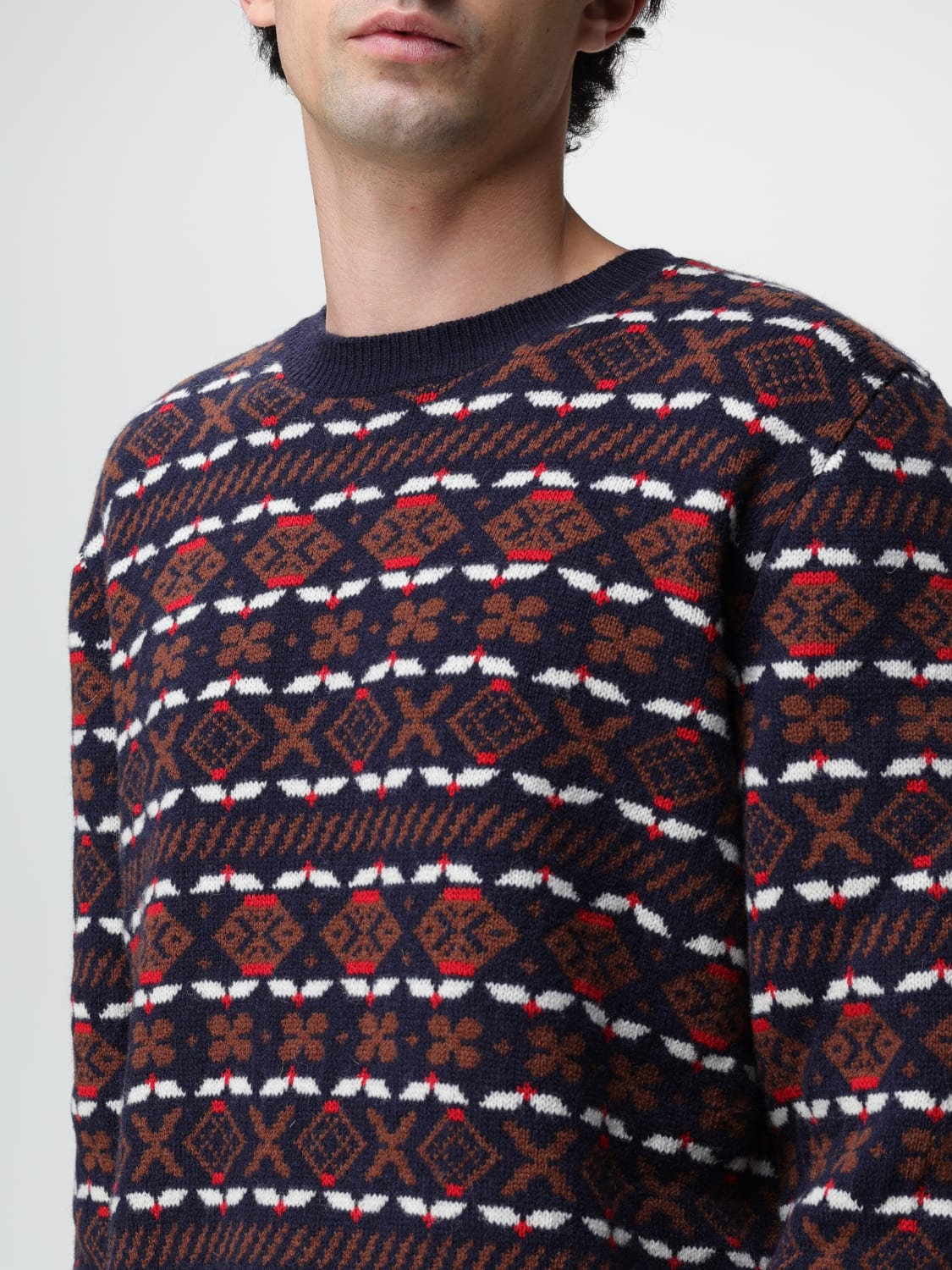 A.P.C. SWEATER: Sweater men A.P.C., Blue - Img 4