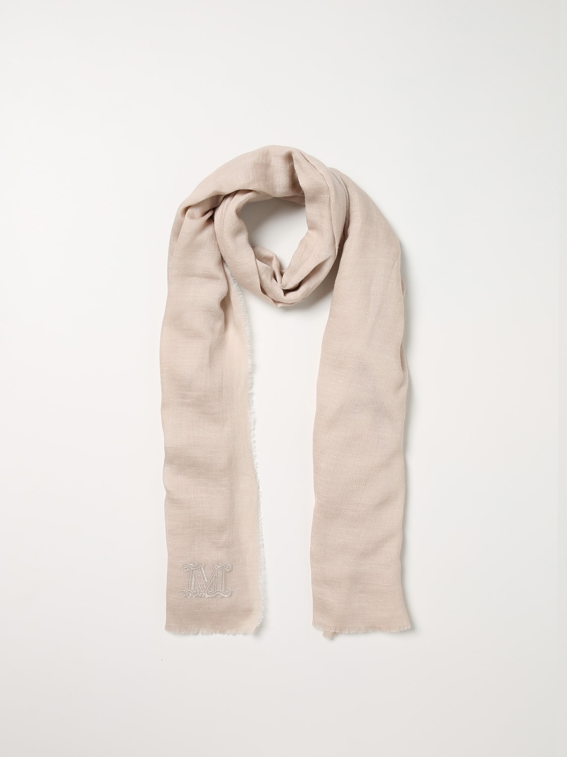 MAX MARA BUFANDA: Bufanda mujer Max Mara, Natural - Img 2