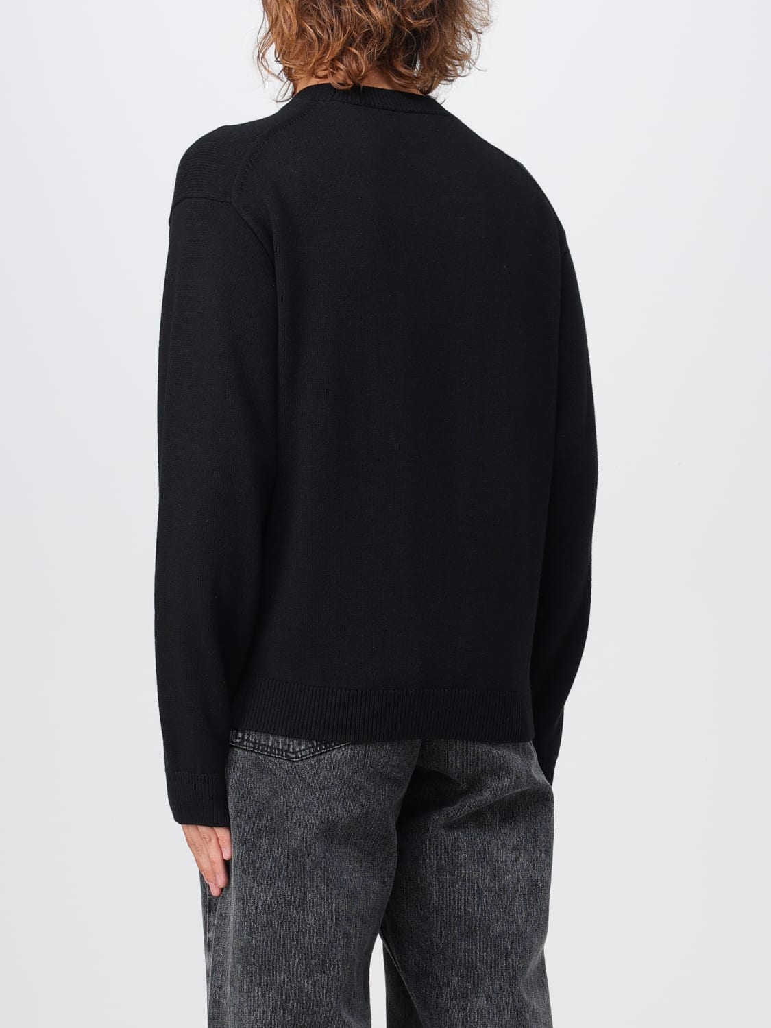 KENZO SWEATER: Kenzo Tiger Academy sweater in wool blend, Black - Img 3