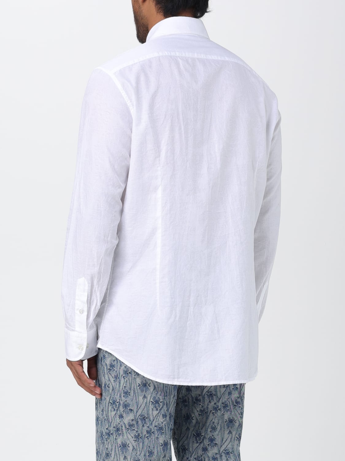 ETRO SHIRT: Etro shirt in jacquard cotton, White - Img 3