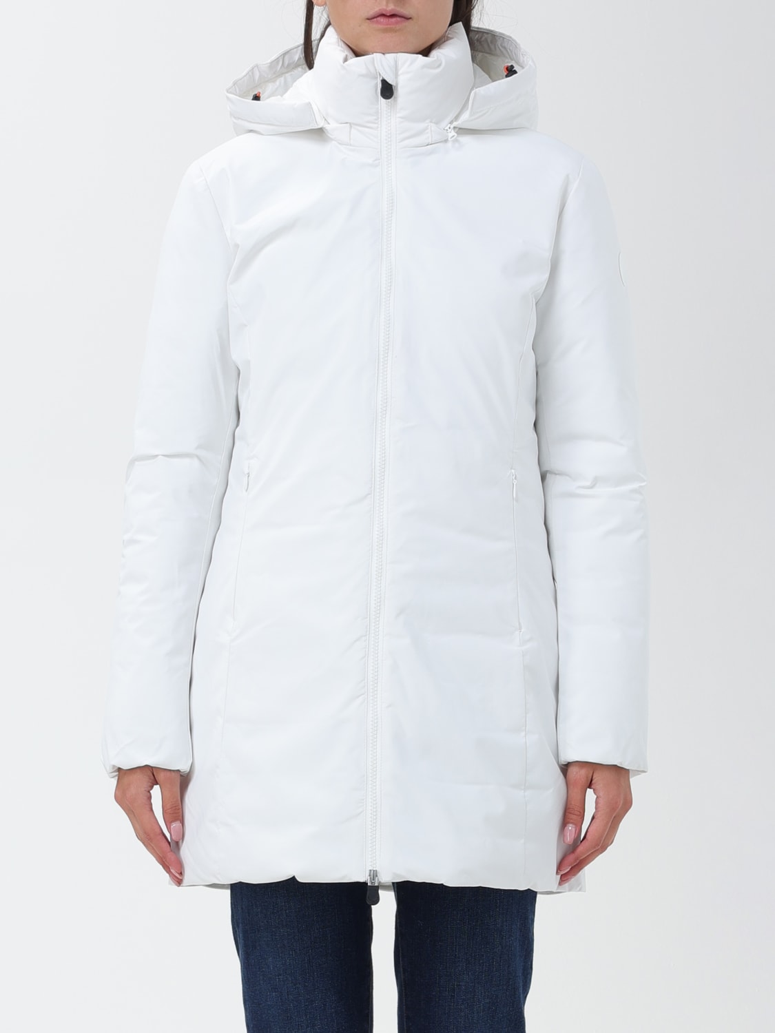 ジャケット SAVE THE DUCK Woman Jacket White D40060WMAT17 00002 Save The Duck Outlet: Jacket woman - White | Save The Duck