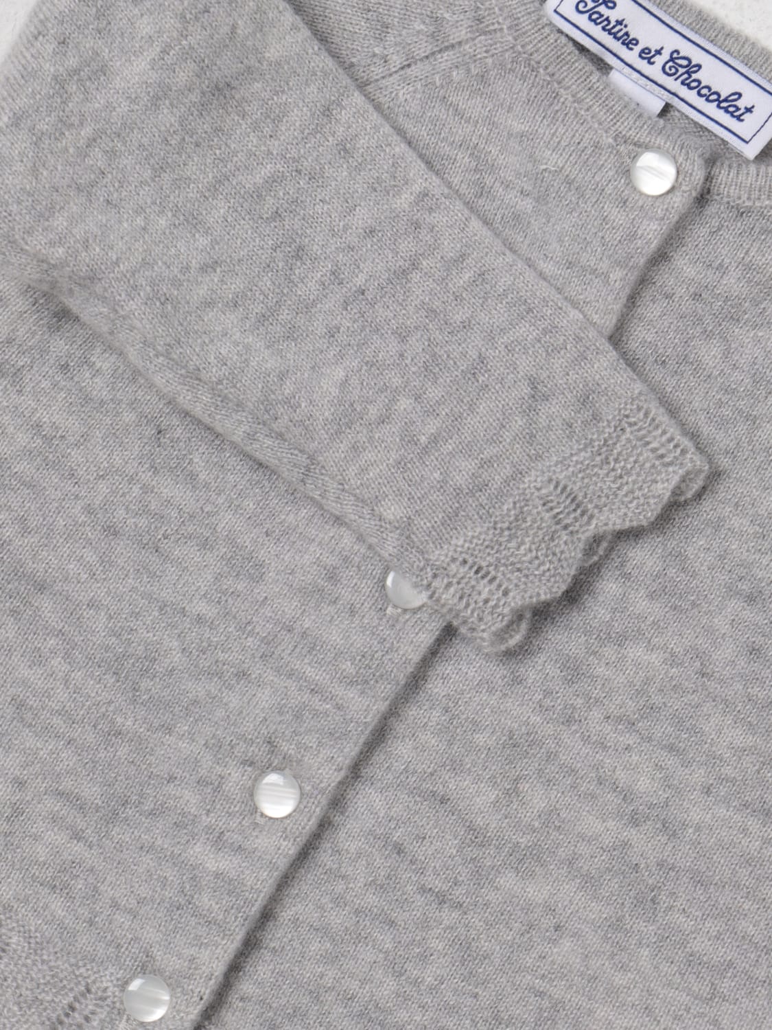 TARTINE ET CHOCOLAT JERSEY: Jersey niños Tartine Et Chocolat, Gris - Img 3