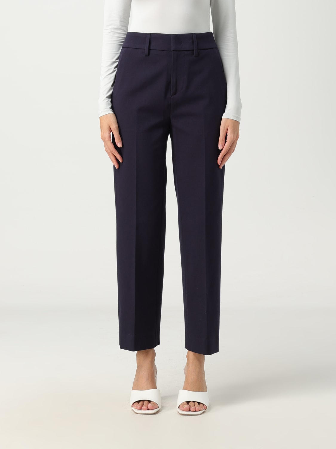 DONDUP PANTS: Pants woman Dondup, Navy - Img 1