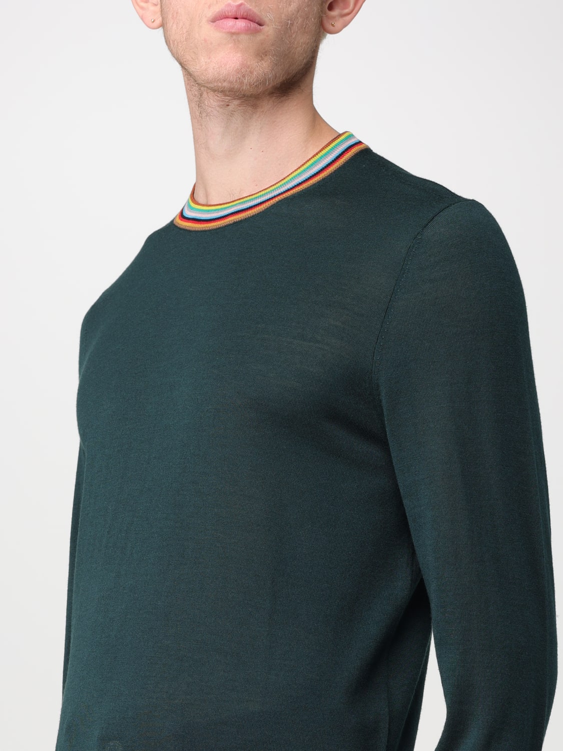 PAUL SMITH SWEATER: Sweater men Paul Smith, Green - Img 4