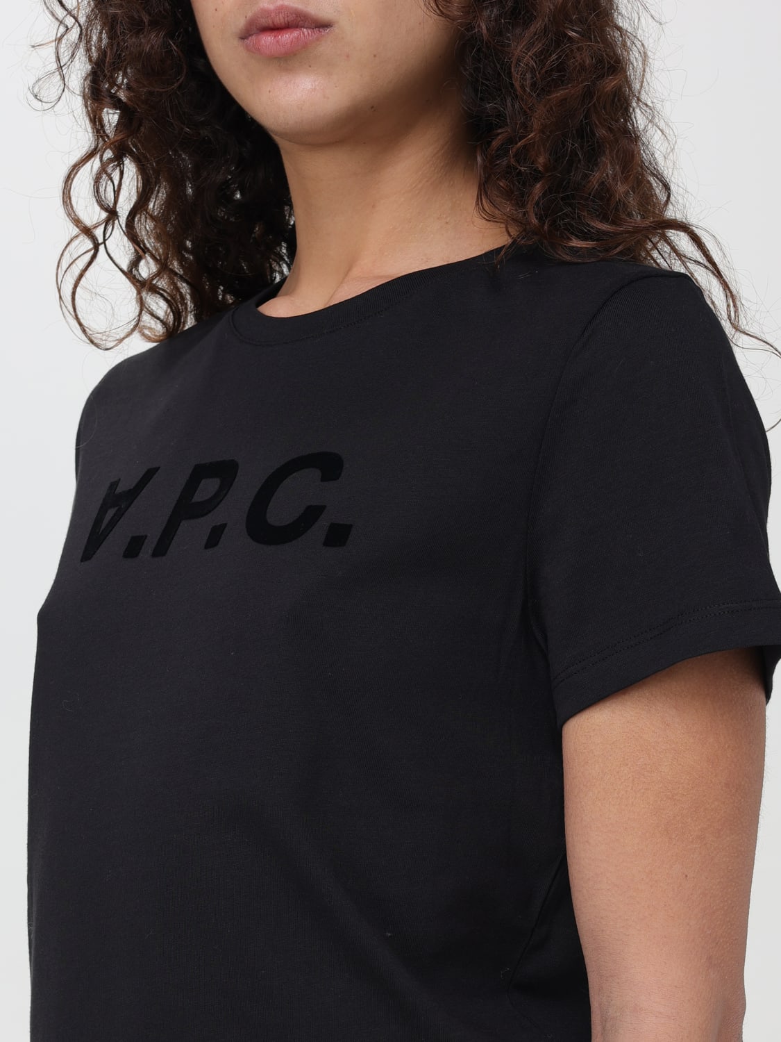 A.P.C. T-SHIRT: T-shirt woman A.P.C., Black - Img 3