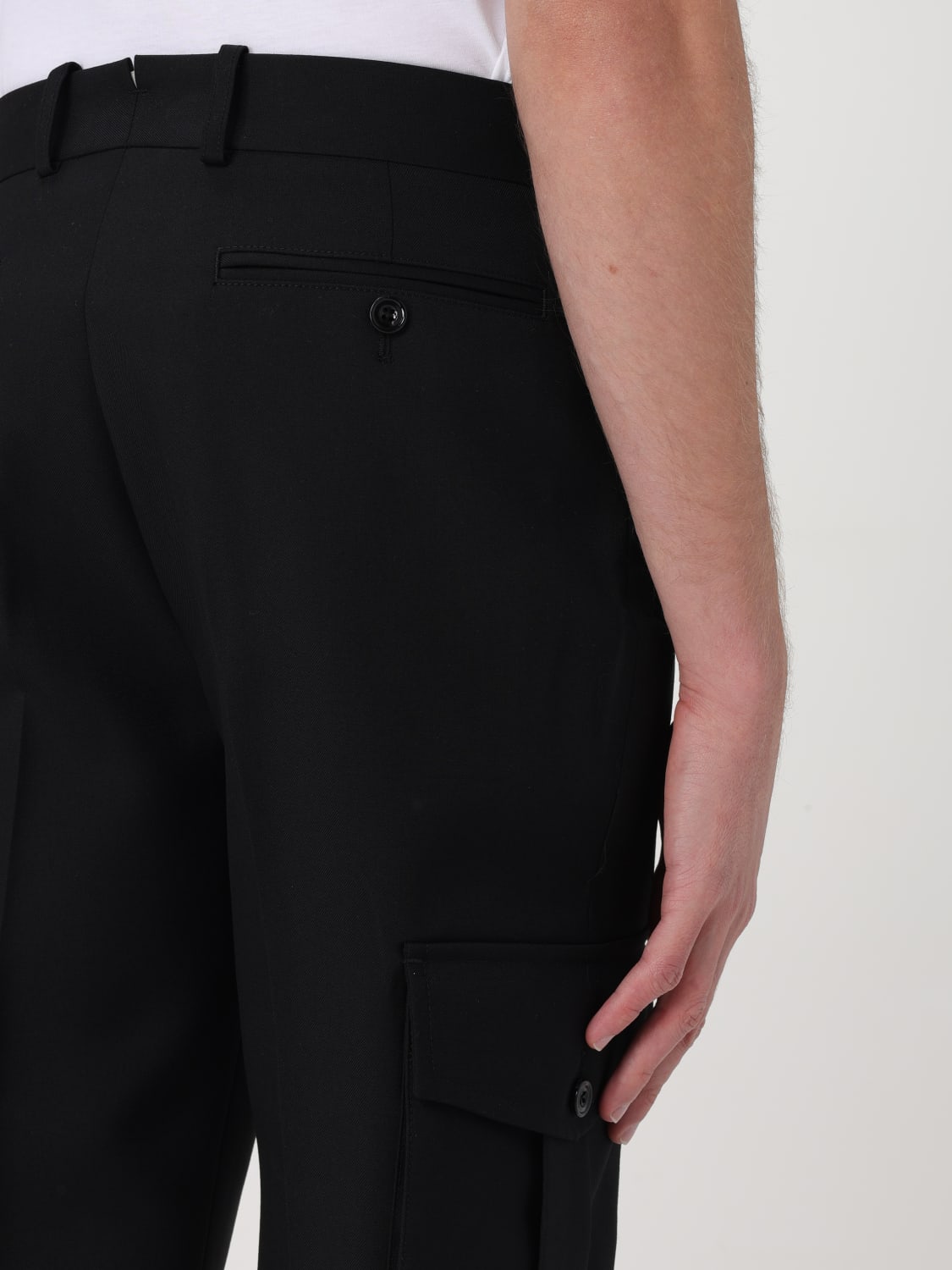 MCQUEEN PANTALONI: Pantalone cargo McQueen, Nero - Img 5