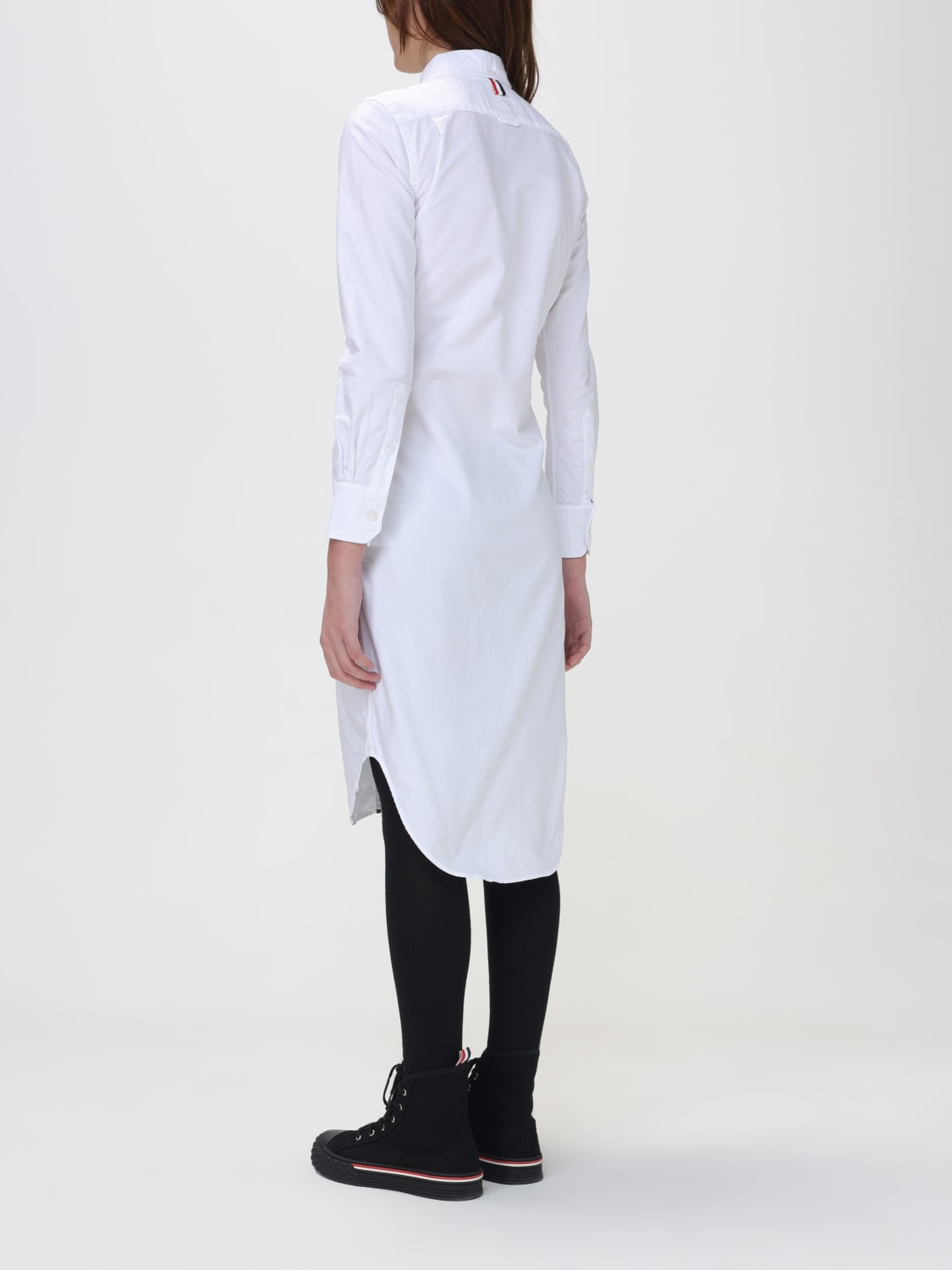 THOM BROWNE ROBE: Robes femme Thom Browne, Blanc - Img 3