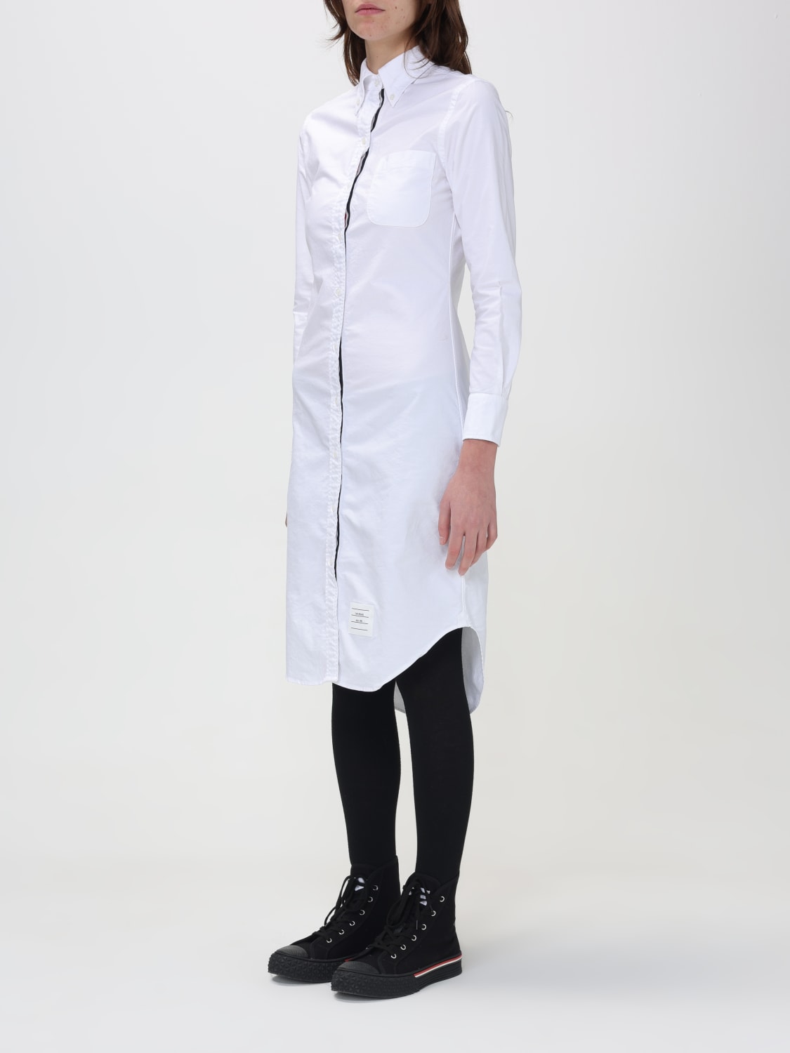 THOM BROWNE ROBE: Robes femme Thom Browne, Blanc - Img 4