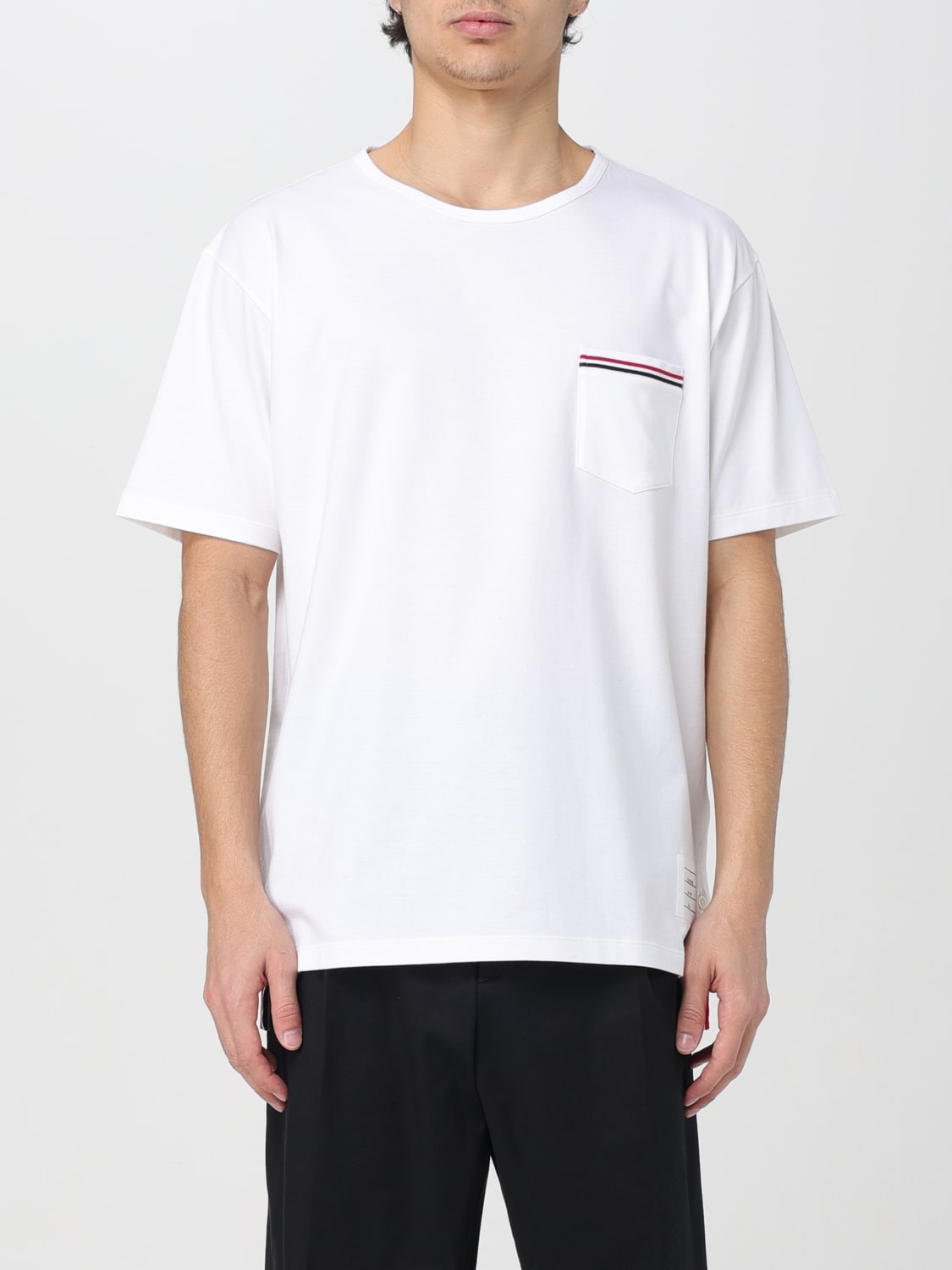 THOM BROWNE T-SHIRT: T-shirt men Thom Browne, White - Img 1