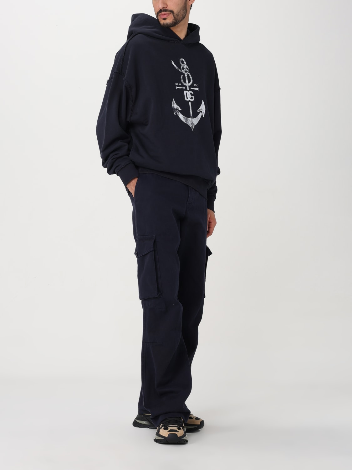 DOLCE & GABBANA SWEATSHIRT: Sweater men Dolce & Gabbana, Blue - Img 2