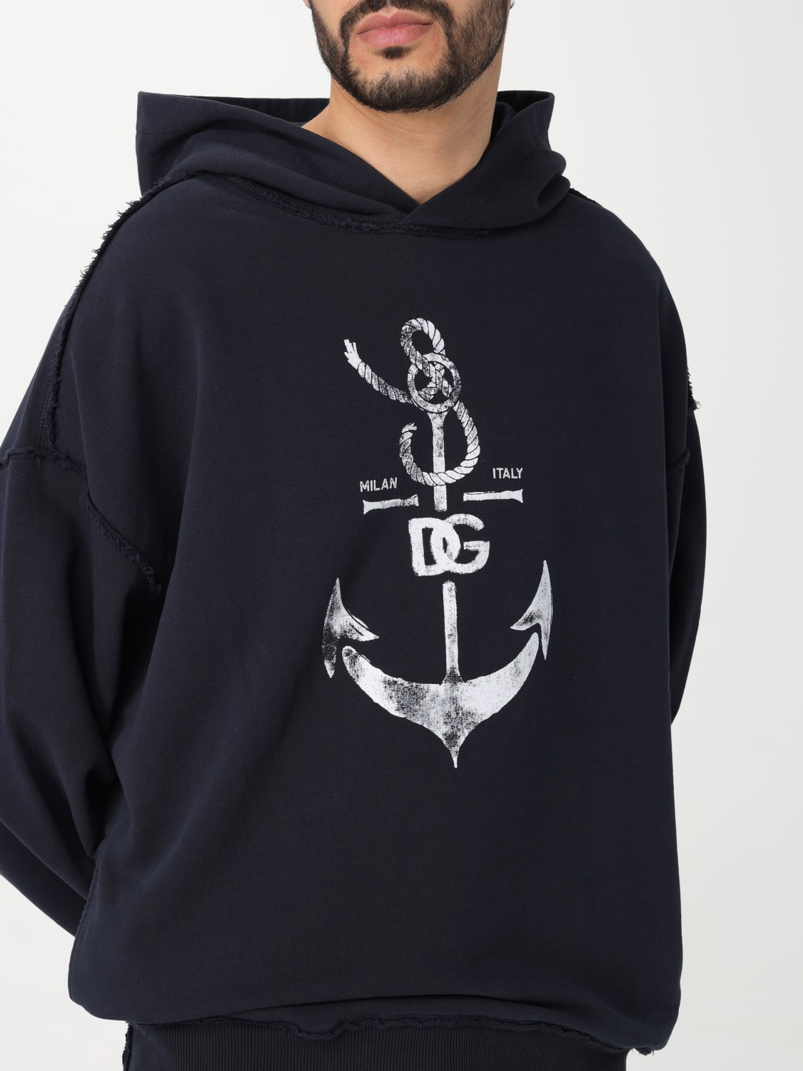 DOLCE & GABBANA SWEATSHIRT: Sweater men Dolce & Gabbana, Blue - Img 5