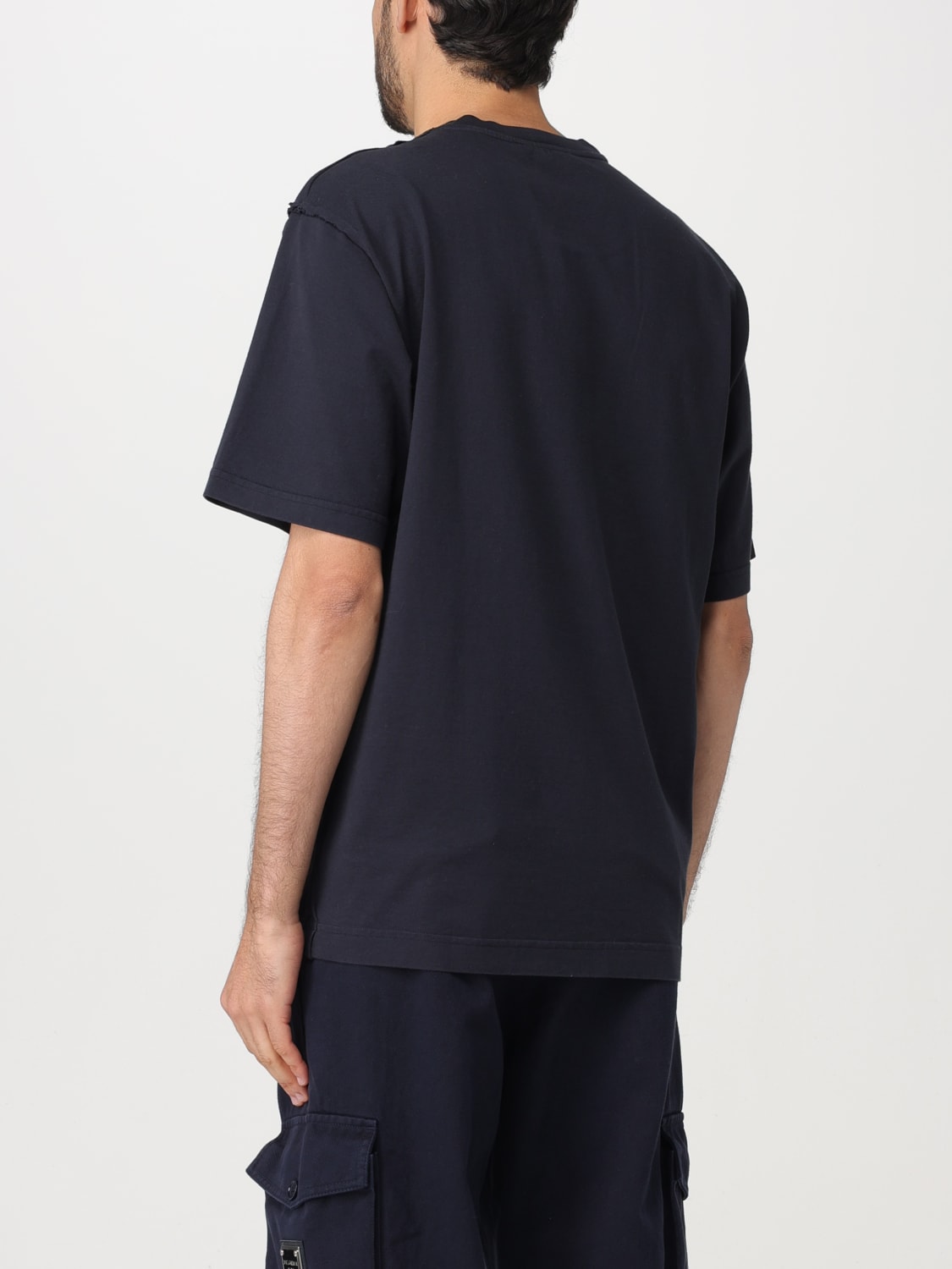 Dolce & Gabbana Outlet: T-shirt men - Blue | Dolce & Gabbana
