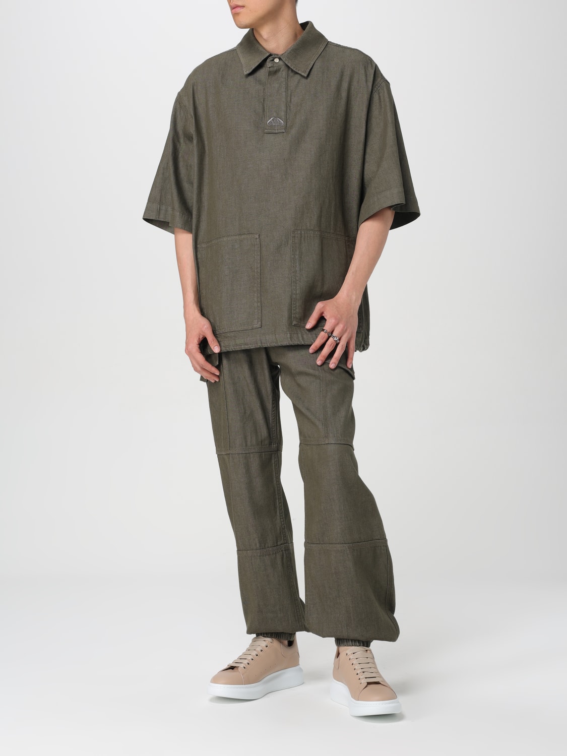 MCQUEEN POLO SHIRT: McQueen men's polo shirt, Green - Img 2