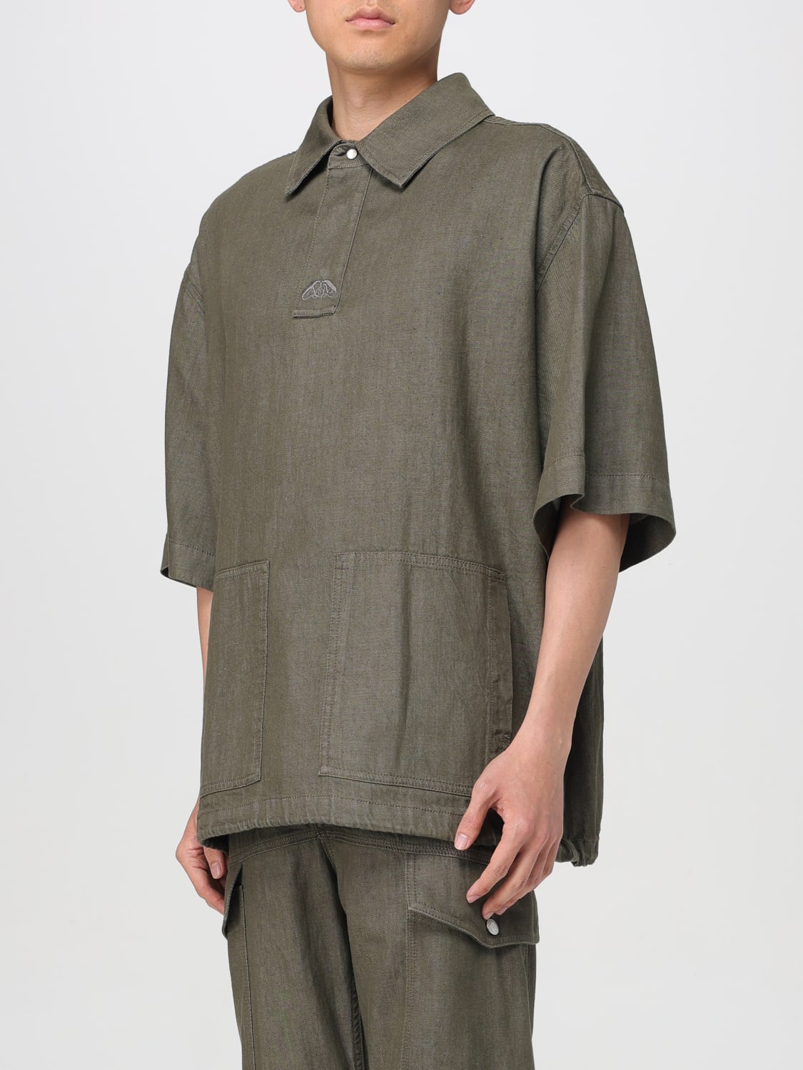 MCQUEEN POLO SHIRT: McQueen men's polo shirt, Green - Img 4