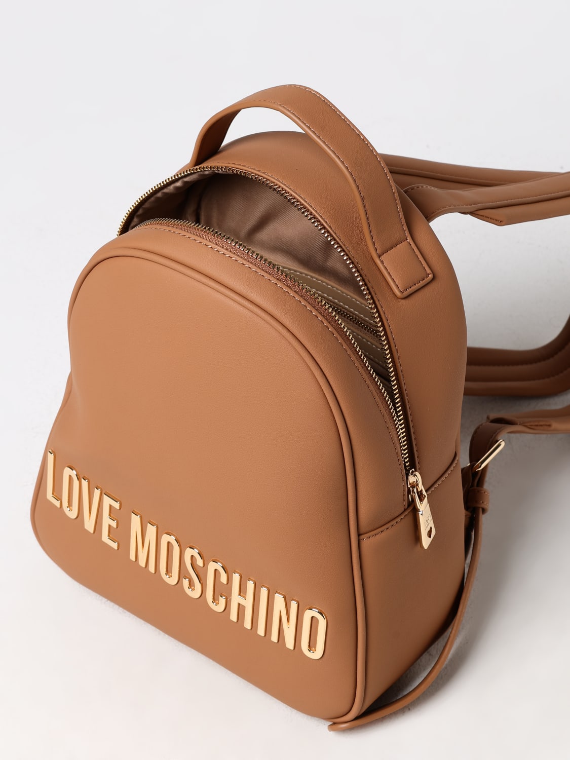 LOVE MOSCHINO 백팩: 백팩 여성 Love Moschino, 카멜 - Img 4