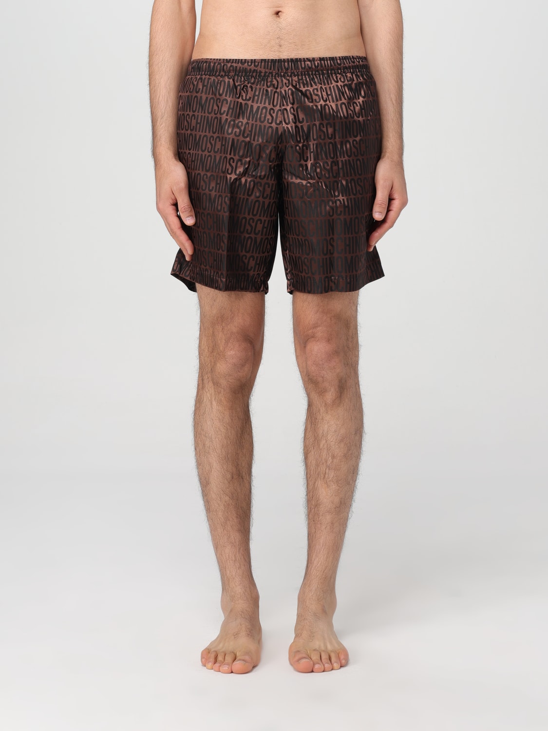 MOSCHINO COUTURE SWIMSUIT: Swimsuit men Moschino Couture, Brown - Img 1