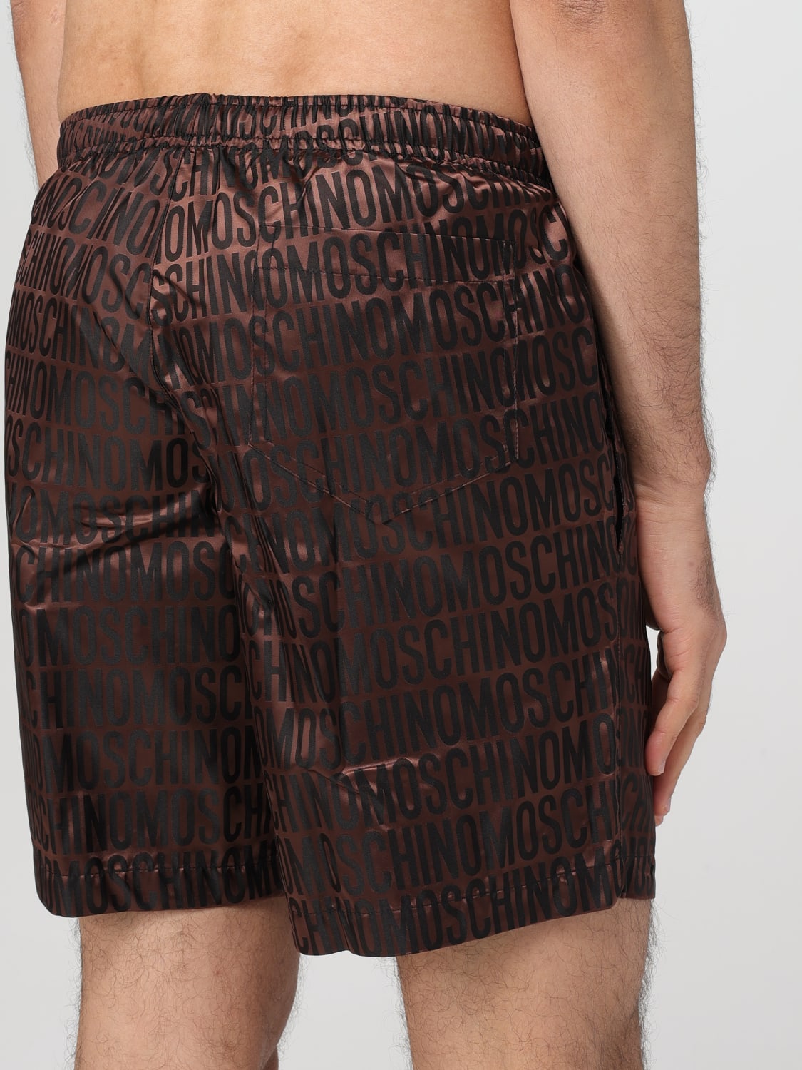 MOSCHINO COUTURE SWIMSUIT: Swimsuit men Moschino Couture, Brown - Img 3