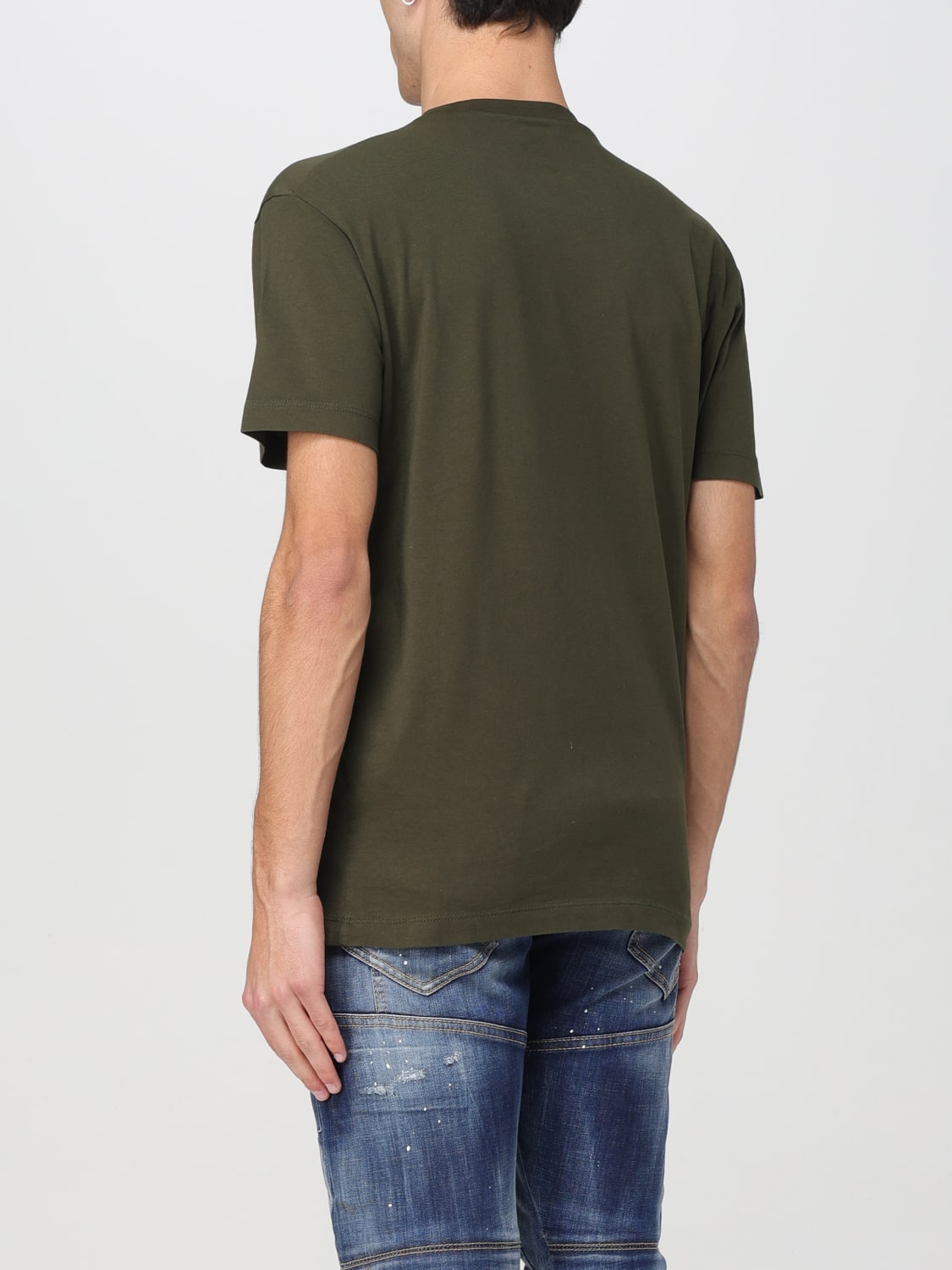 DSQUARED2 T-SHIRT: T-shirt men Dsquared2, Military - Img 2