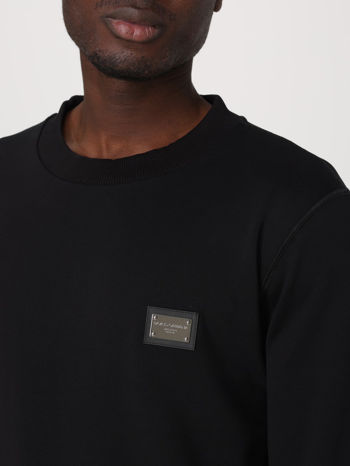 DOLCE & GABBANA SWEATSHIRT: Sweatshirt herren Dolce & Gabbana, Schwarz - Img 5