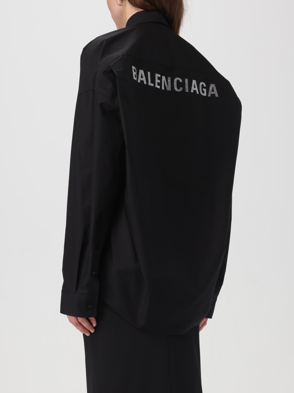 BALENCIAGA CAMISA: Camisa mujer Balenciaga, Negro - Img 3