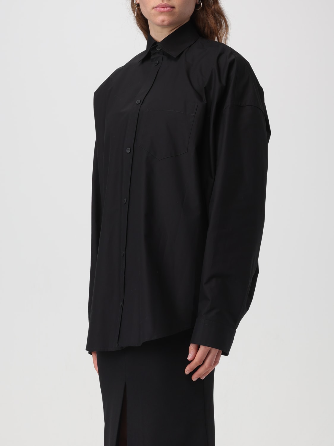 BALENCIAGA CAMISA: Camisa mujer Balenciaga, Negro - Img 4