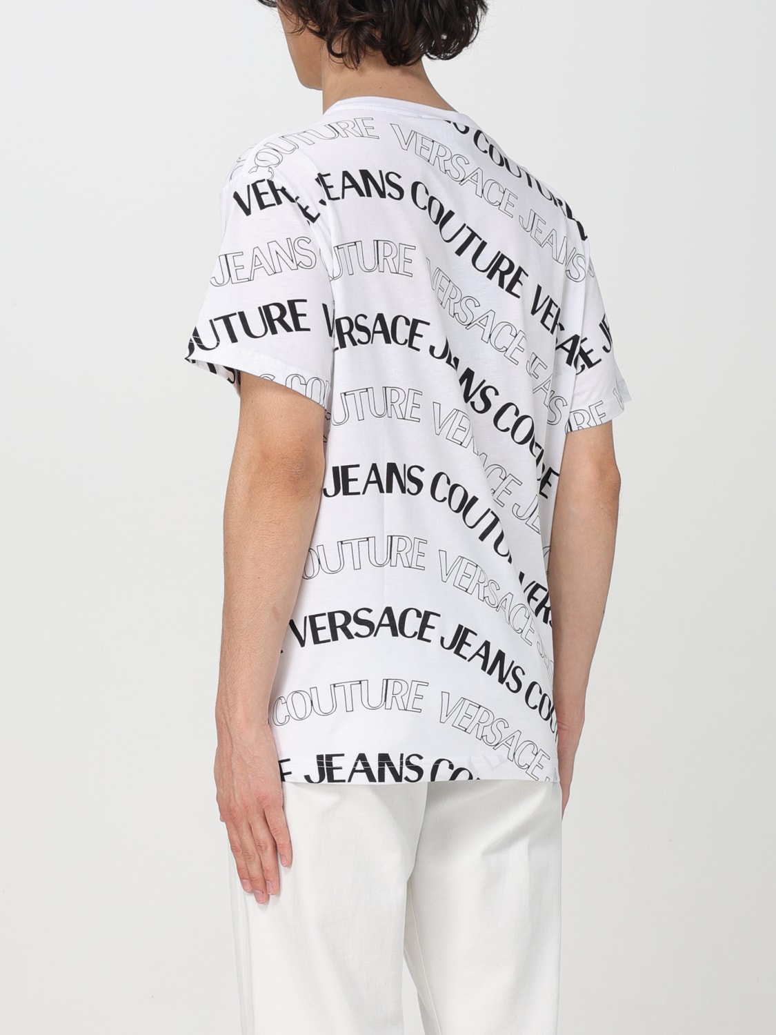 VERSACE JEANS COUTURE CAMISETA: Camiseta hombre Versace Jeans Couture, Blanco - Img 2