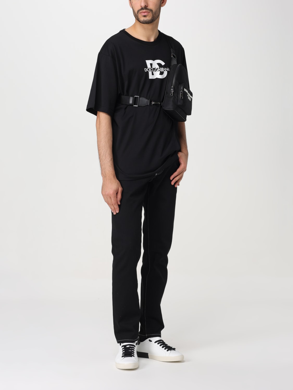 DOLCE & GABBANA: T-shirt men - Black | Dolce & Gabbana t