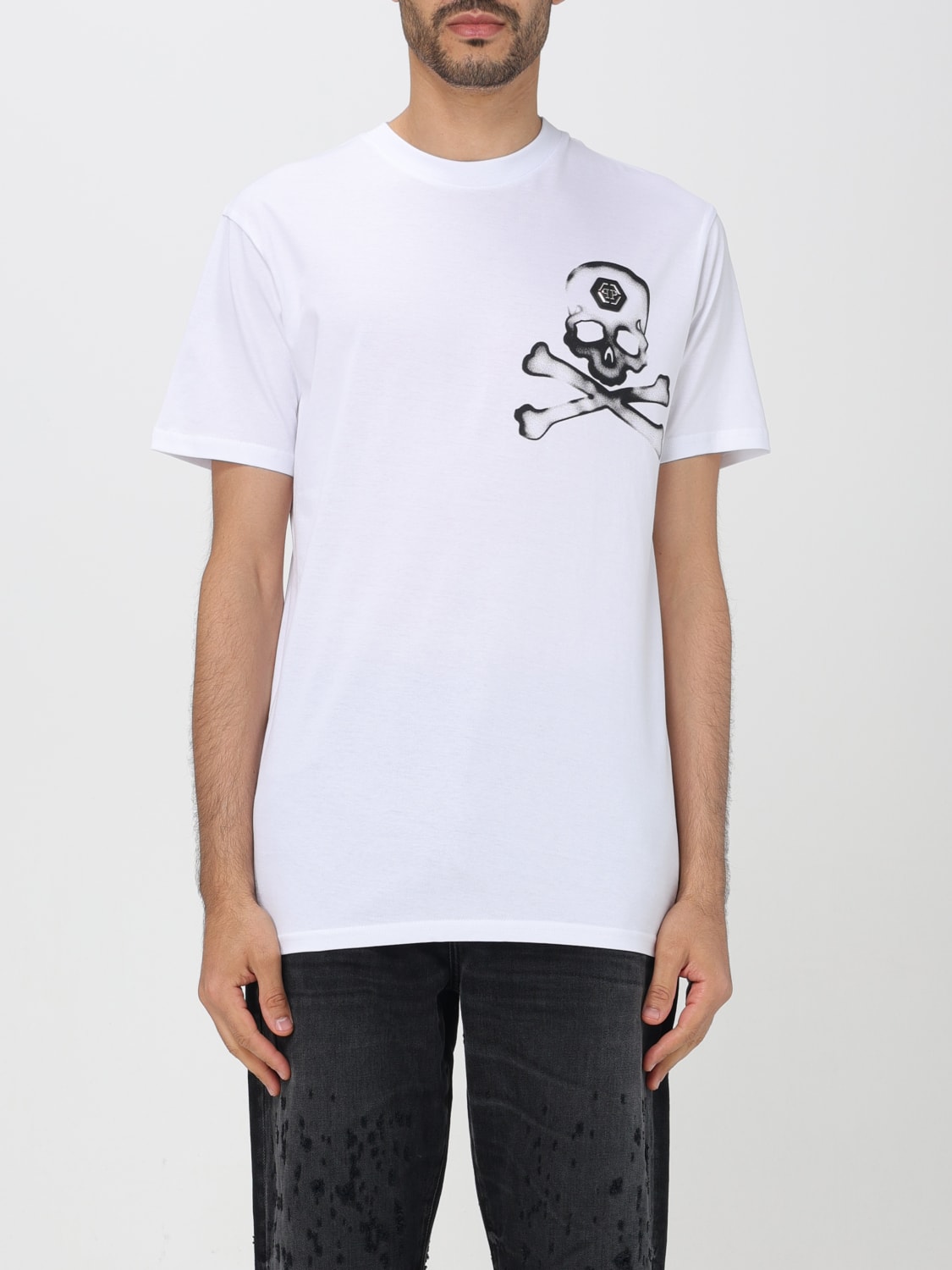 PHILIPP PLEIN CAMISETA: Camiseta hombre Philipp Plein, Blanco - Img 1