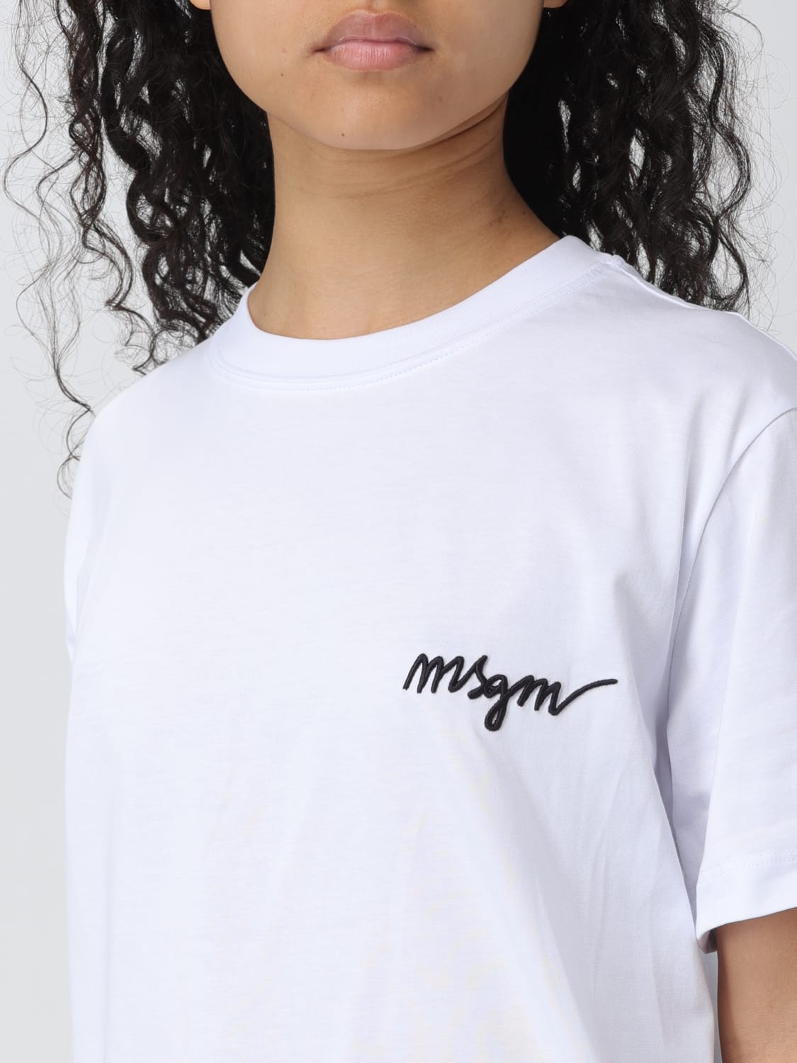 MSGM T-SHIRT: T-shirt woman MSGM, White - Img 4