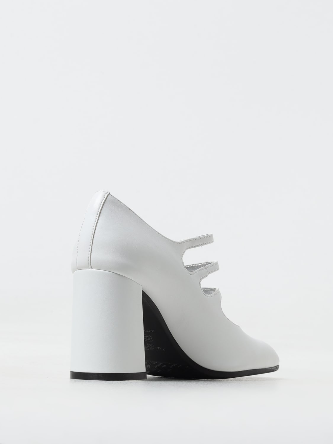 CAREL PARIS PUMPS: Carel Paris Mary Jane Keel in vegan leather, White - Img 3