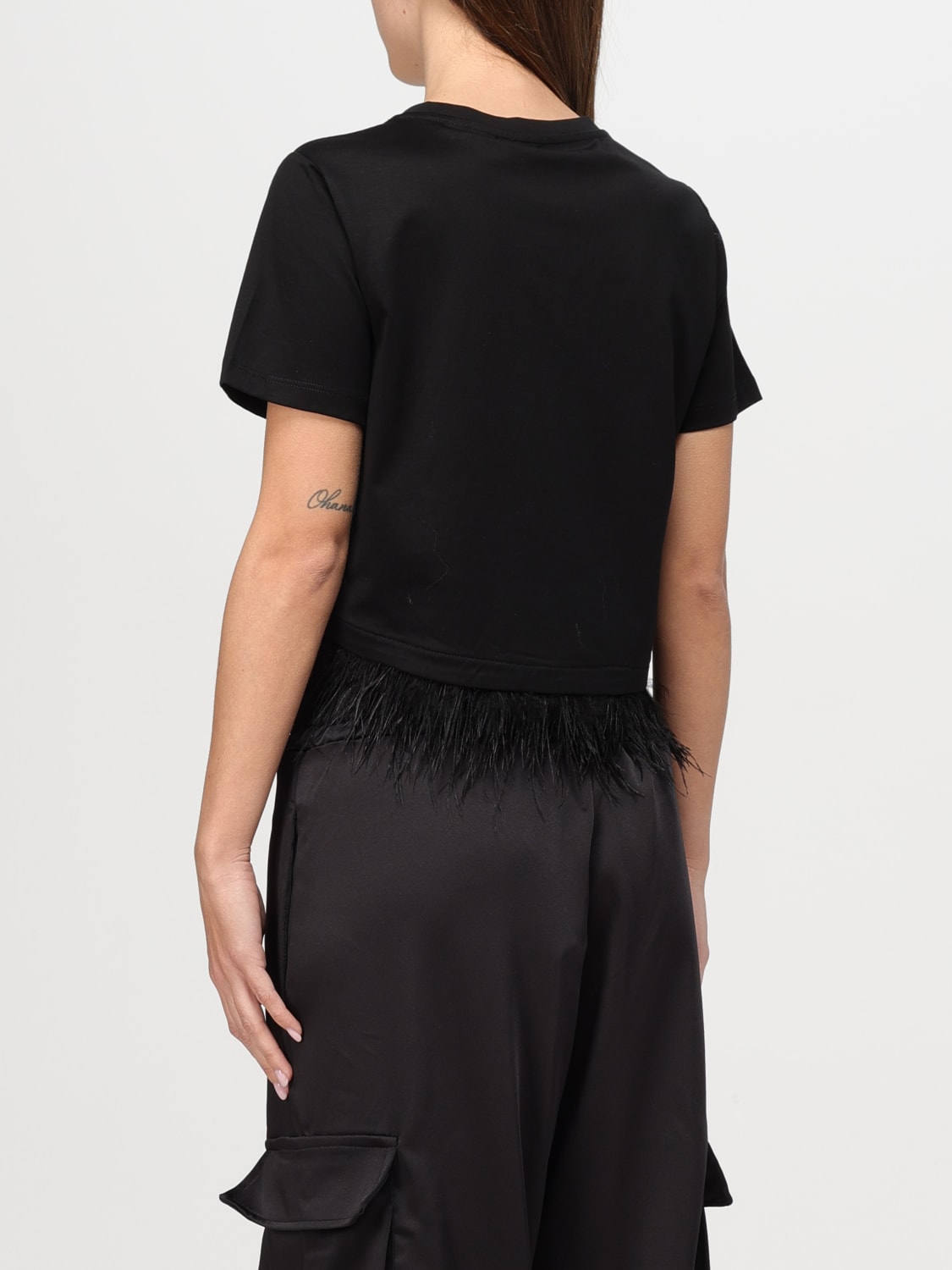Tシャツ・カットソー PINKO Woman T-Shirt Black 103130A1LV Z99 PINKO: T-shirt woman - Black | Pinko t-shirt 103130A1LV