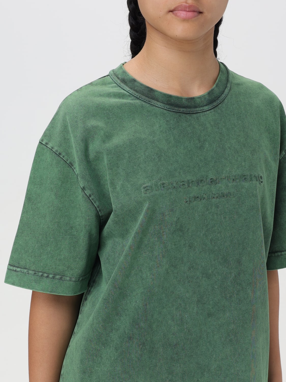 Alexander Wang Green Embossed Sweatshirt