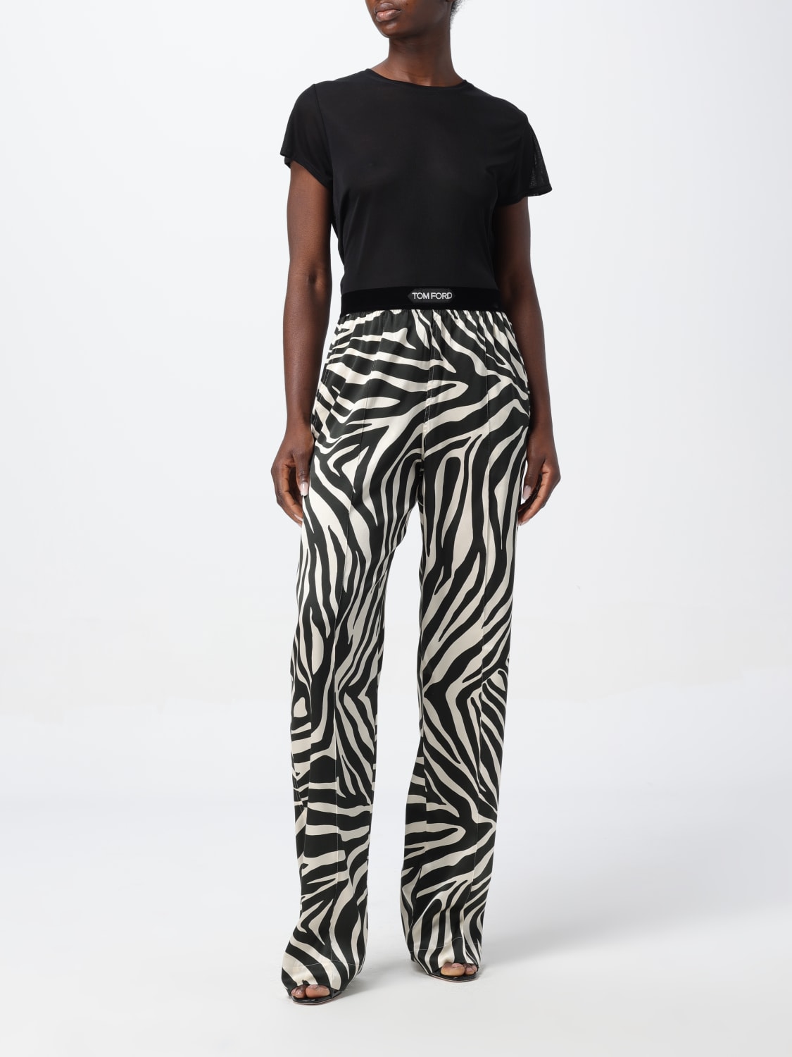 Tom Ford Outlet: T-shirt woman - Black | Tom Ford t-shirt