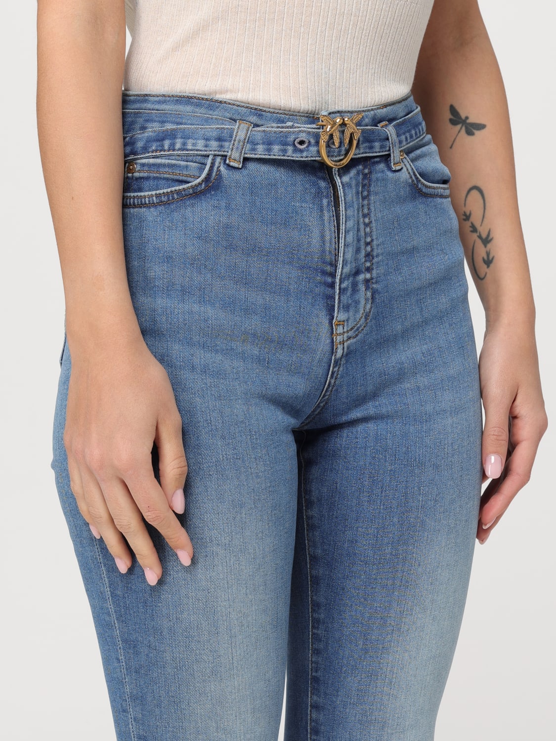 デニム・ジーパン PINKO Woman Jeans Denim 100161A1MP PJU PINKO: Jeans woman - Denim | Pinko jeans 100161A1MP online