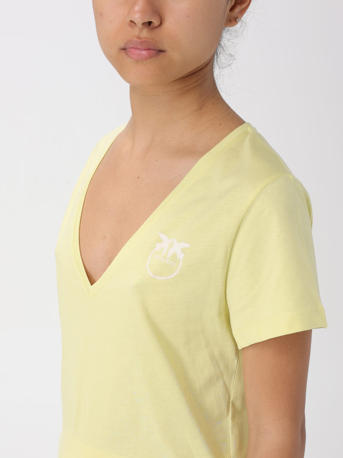 PINKO T-SHIRT: T-shirt woman Pinko, Yellow - Img 3