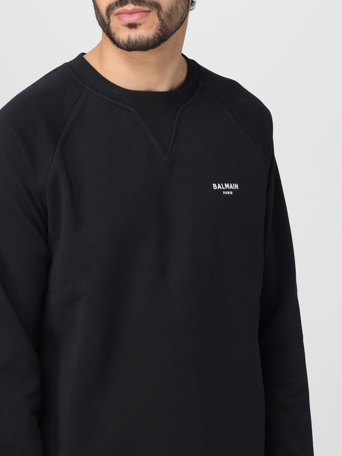 BALMAIN SWEATSHIRT: Sweatshirt men Balmain, Black - Img 5