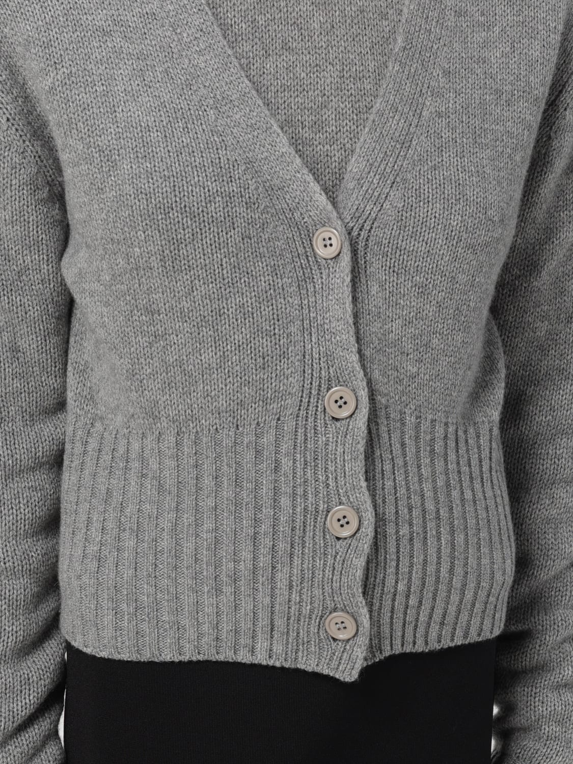 FABIANA FILIPPI CARDIGAN: Cardigan Fabiana Filippi in cashmere , Grigio - Img 5