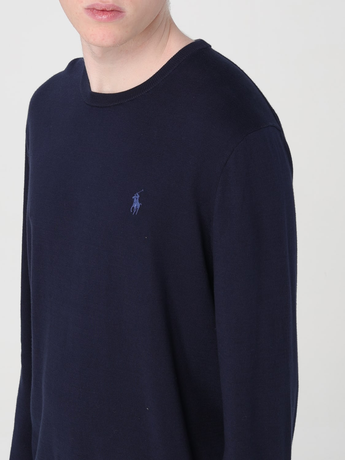 POLO RALPH LAUREN MAGLIA: Maglia basic Polo Ralph Lauren, Blue - Img 3