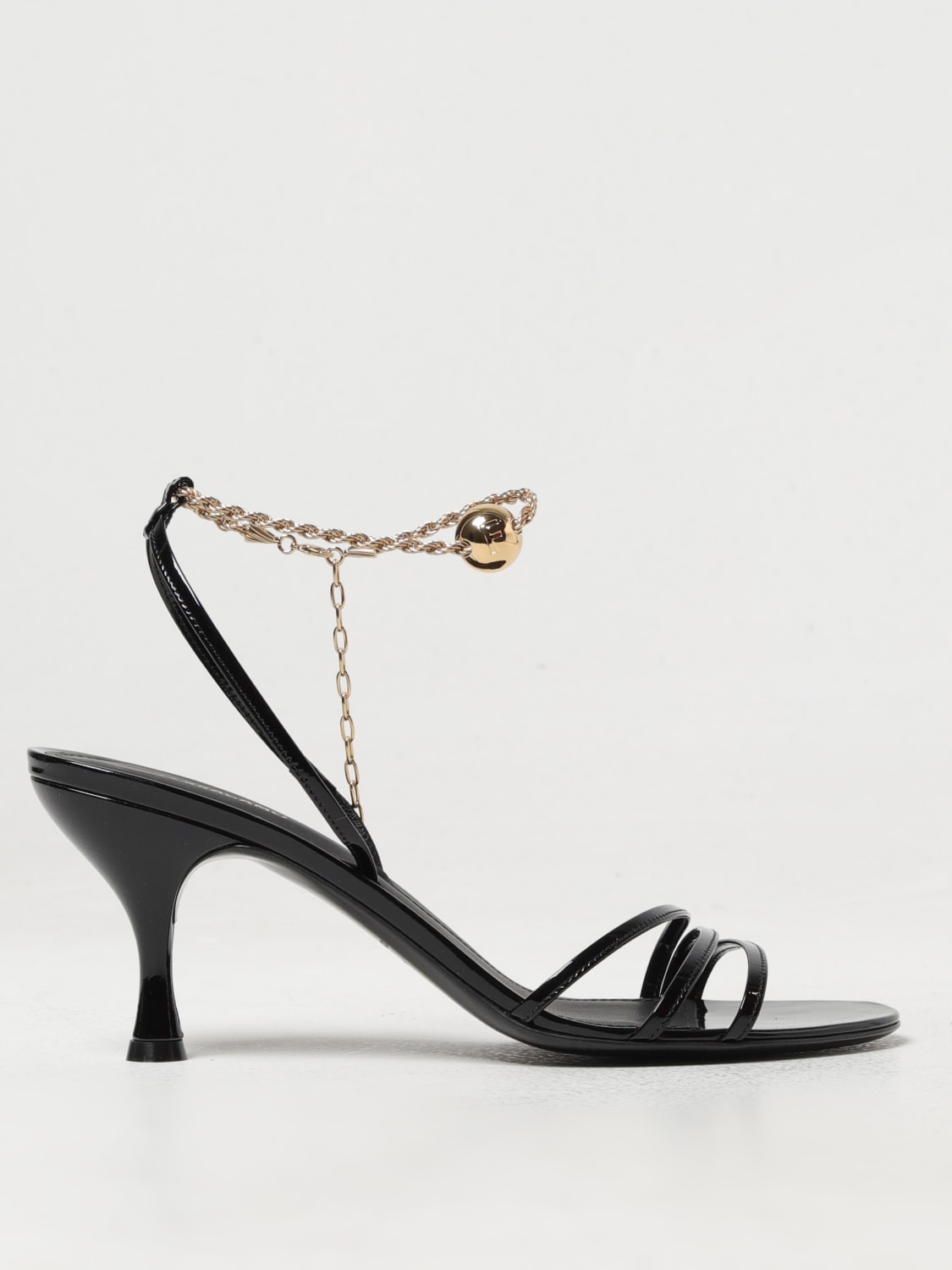 FERRAGAMO HEELED SANDALS: Pumps woman Ferragamo, Black - Img 1