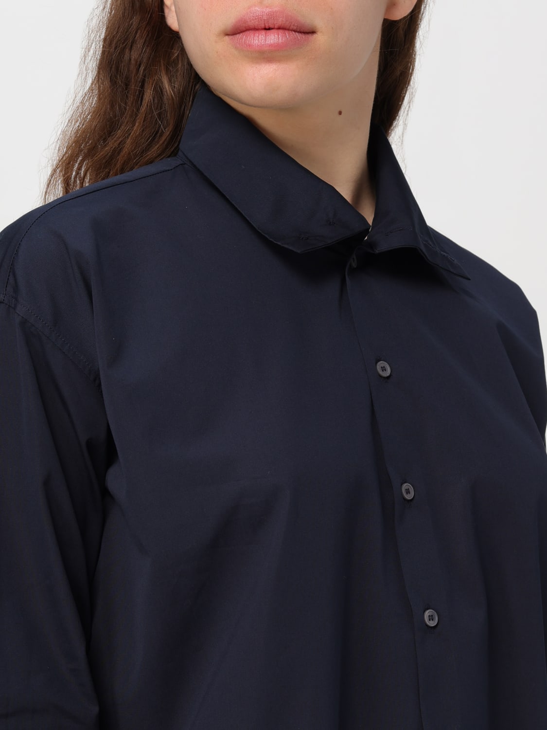 FABIANA FILIPPI CAMISA: Camisa mujer Fabiana Filippi, Azul Oscuro - Img 3