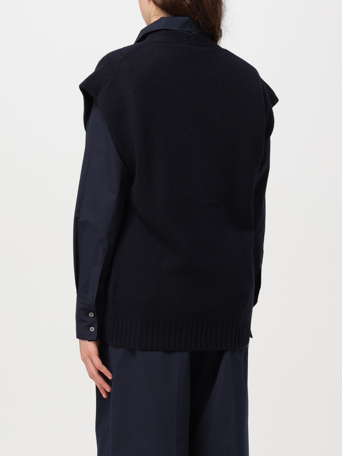 FABIANA FILIPPI CARDIGAN: Sweater woman Fabiana Filippi, Navy - Img 3