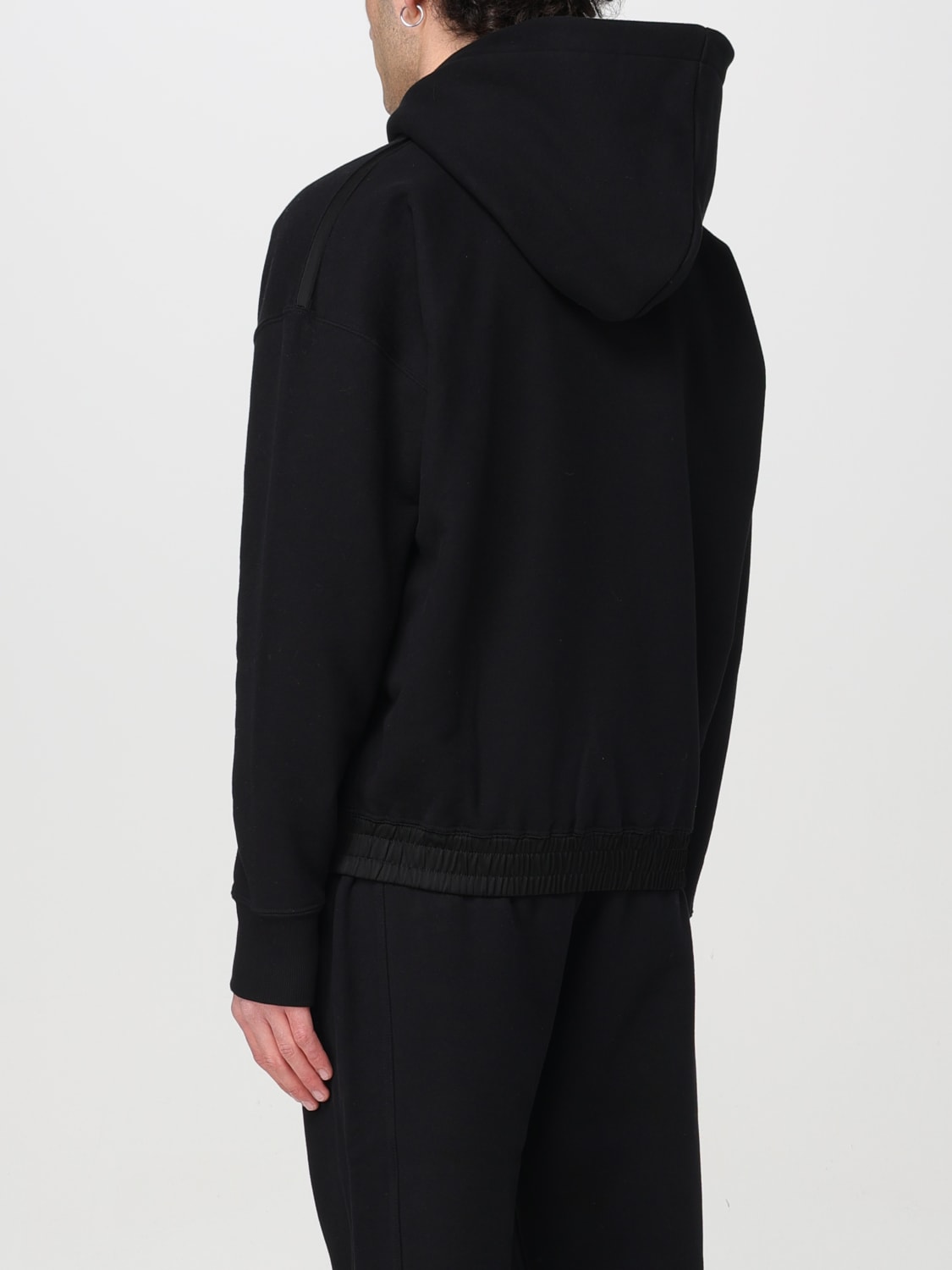 SAINT LAURENT 卫衣: 毛衣 男士 Saint Laurent, 黑色 - Img 3