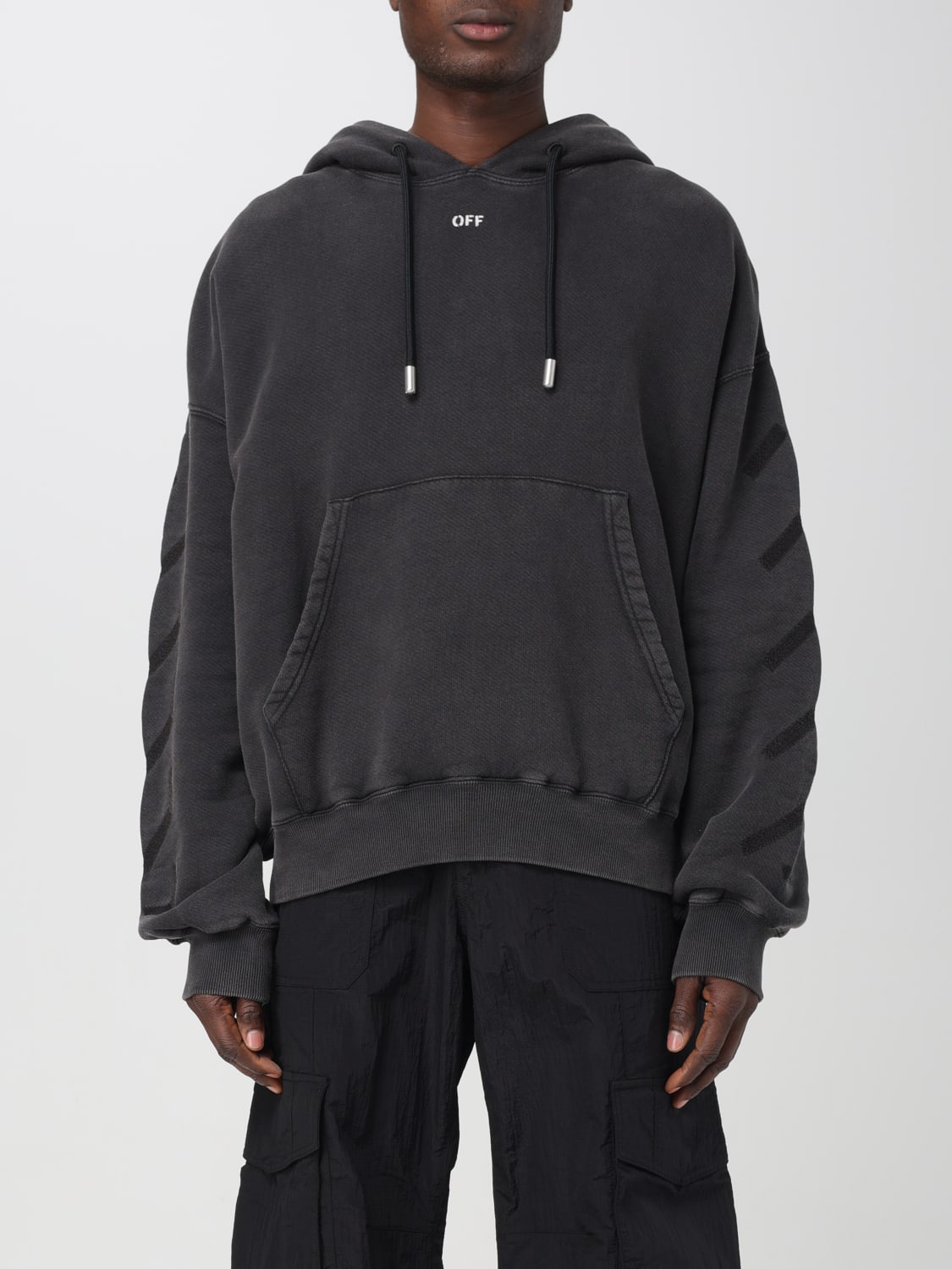 OFF-WHITE SWEATSHIRT: Sweatshirt men Off-white, Black - Img 1