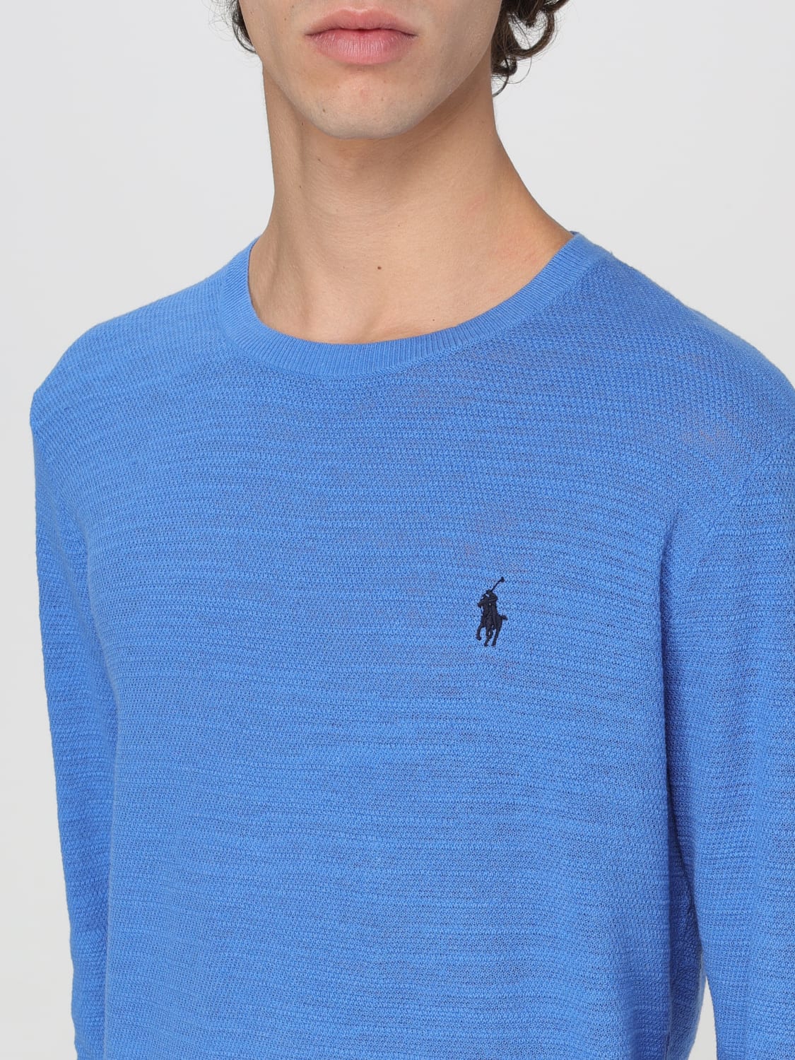 POLO RALPH LAUREN SWEATER: Sweater men Polo Ralph Lauren, Gnawed Blue - Img 3