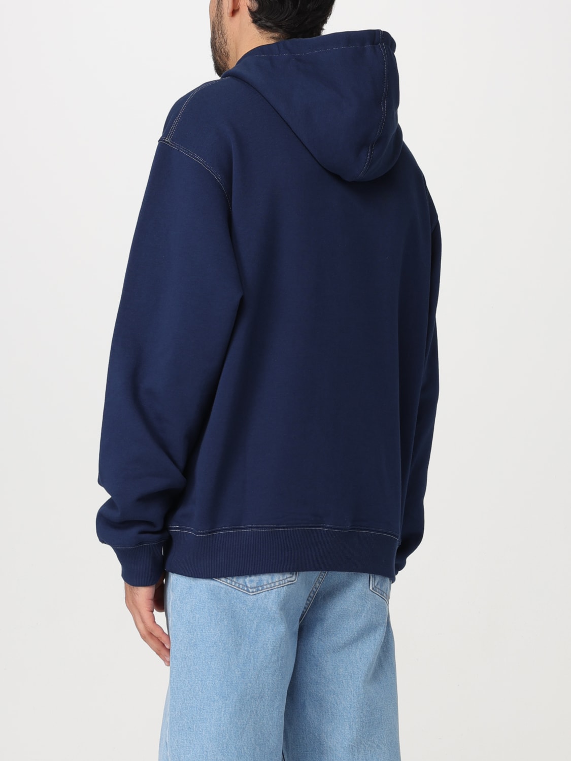 MSGM SWEATSHIRT: Sweatshirt men MSGM, Blue - Img 3