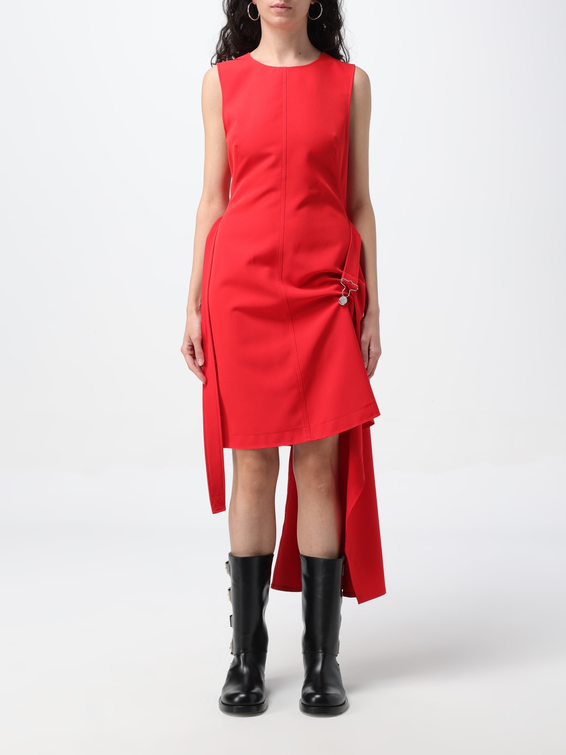 MOSCHINO JEANS DRESS: Dress woman Moschino Jeans, Red - Img 1