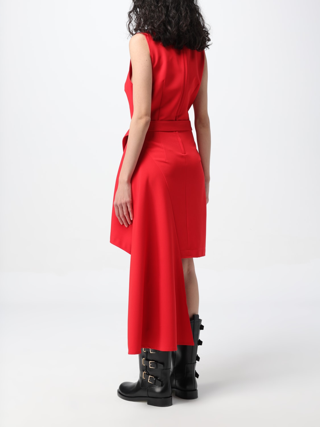 MOSCHINO JEANS DRESS: Dress woman Moschino Jeans, Red - Img 2